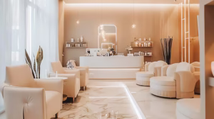 Kosmetikanwendungen im Beauty-Studio